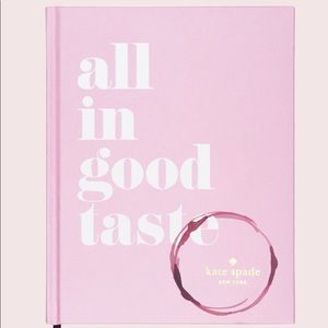 All in good taste hardcover Kate Spade never used